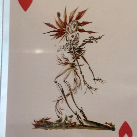 NEW Christian Louboutin Queen of Hearts playing card - Picture 4 of 7